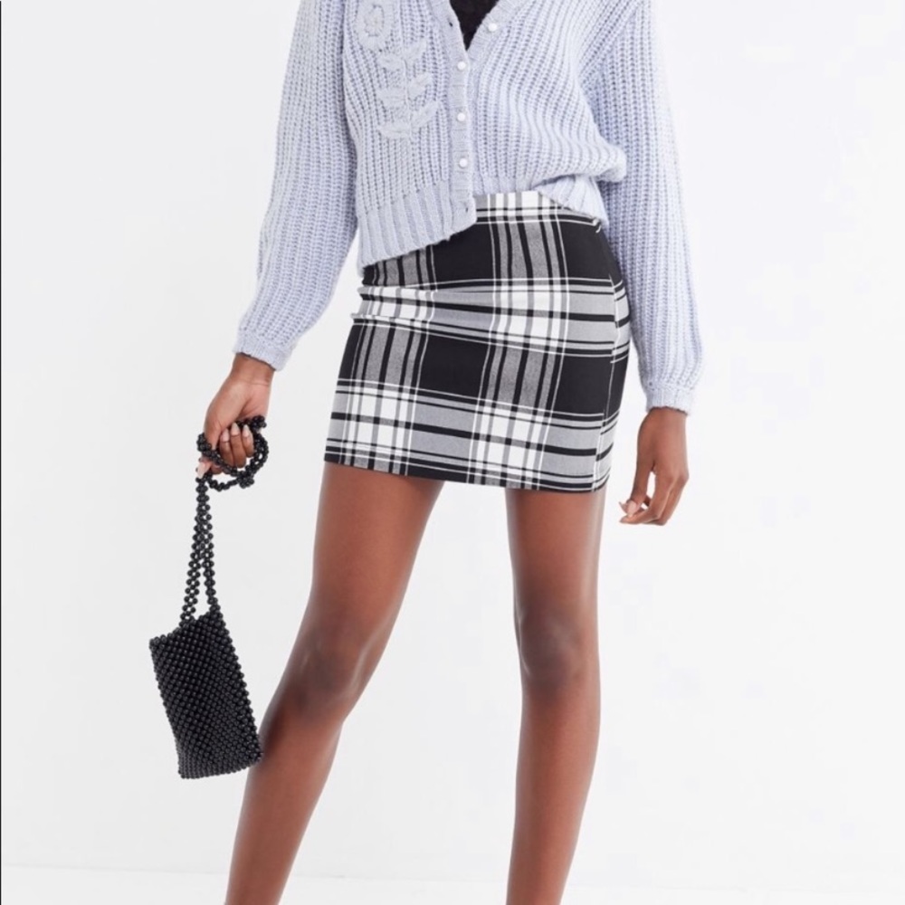 urban outfitters plaid skirt